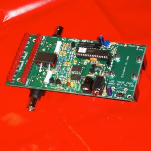 Completed W1 Wattmeter Circuit Board
