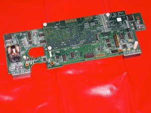 Close up of the 2nd DSP board on top of the Main DSP board