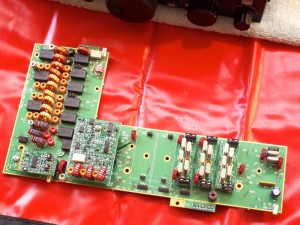 KRX3 subreceiver board with two more pc boards installed.