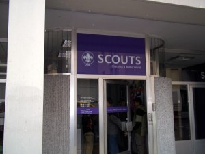Entrance to the World Scout Bureau Office