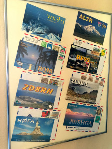 QSL Framed